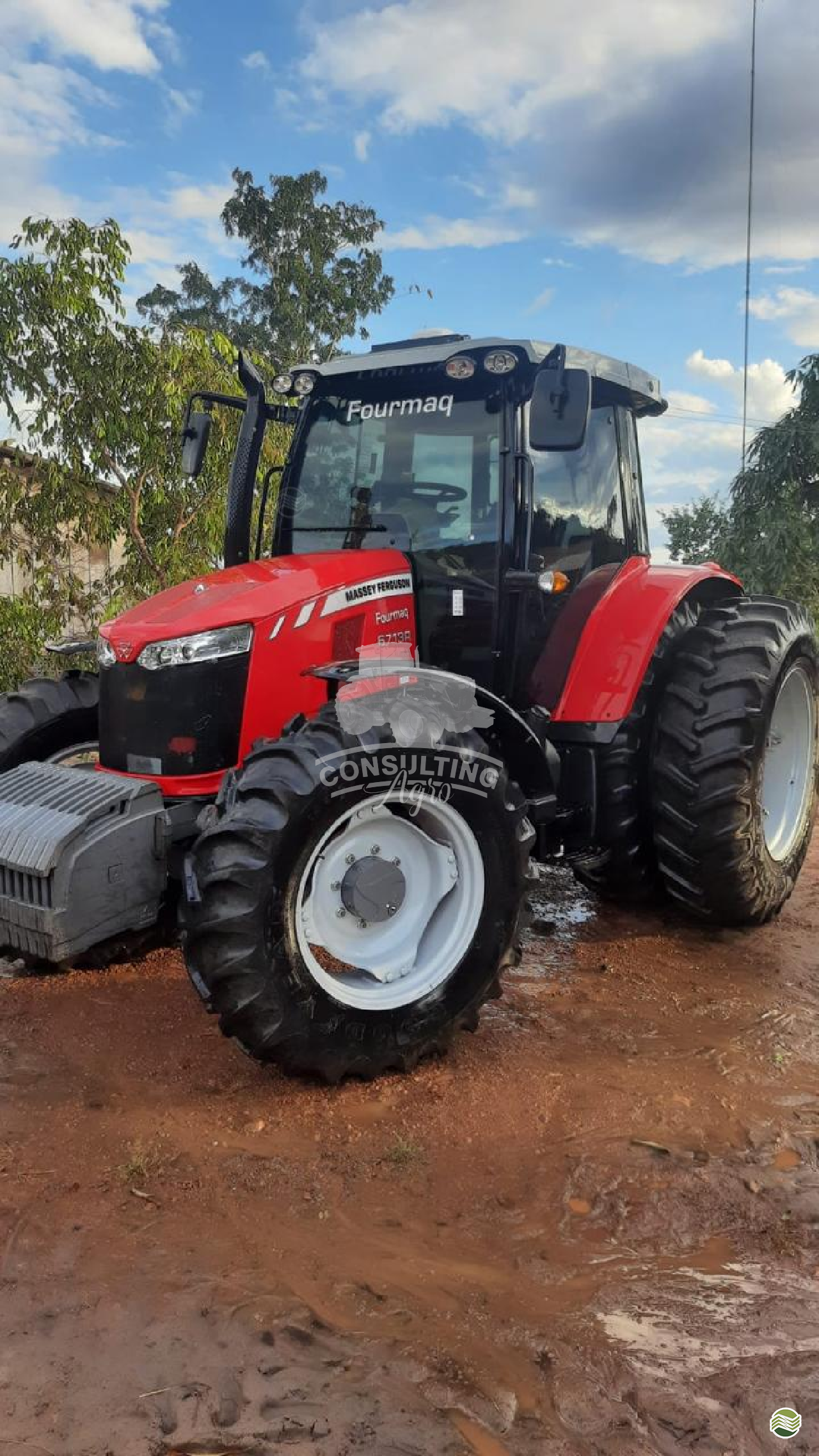 TRATOR MASSEY FERGUSON MF 6713 Tração 4x4 Consulting Agro ITUVERAVA SÃO PAULO SP